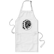 Indian Chief Head Aprons