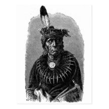 Indian Chief Post Card