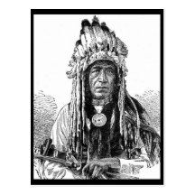 Indian Chief Postcard