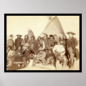 Indian Chiefs & US Officials SD 1891 posters