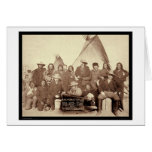 Indian Chiefs with New York World Pennant SD 1891 cards