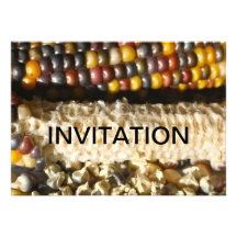 Indian Corn Invitation