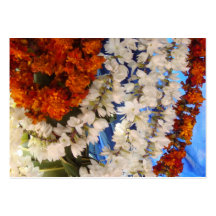 Indian Flower garlands Business Cards