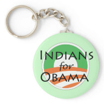 Indian for Obama Key Chains