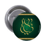 Indian God Ganesha - Button