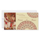 Indian Henna Wedding Thank You Photo Card photo cards