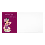 Indian Lotus Girl Photo Card photo cards