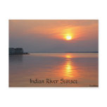 Indian River Sunset Ocean City Postcard