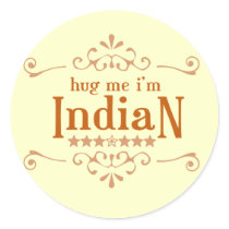 Indian Round Stickers