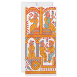 indian textile 1 rack cards