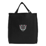 Indian Totem Wild Cat Embroidered Tote Embroidered Tote Bag