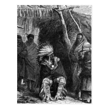 Indian Tribe Postcard