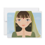 Indian woman invitations