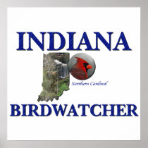 Indiana Birdwatcher Poster