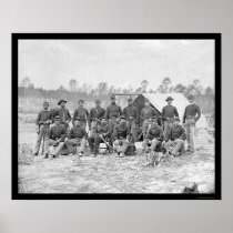 Indiana Cavalry in Petersburg, VA 1864 Poster
