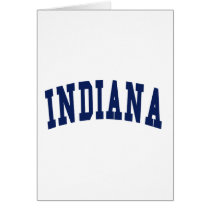Indiana College Greeting Card