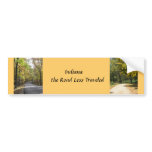 Indiana the Road Less Travelled Bumper Sticker bumper stickers