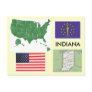 Indiana, USA Post Card