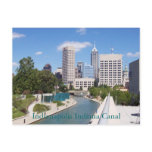 Indianapolis Indiana Canal Postcard