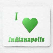 Indianapolis -- Kelly Green Mousepad