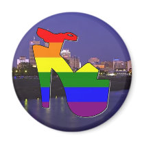 Indianapolis Pride Refrigerator Magnets