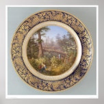Indians in Sitka, Alaska Forest Plate (2953A) posters