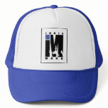 Indie Mack Trucker Hat (blue logo)
