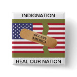 INDIGNATION HEAL OUR NATION PIN