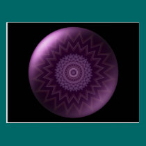 Indigo Chakra Postcard postcards