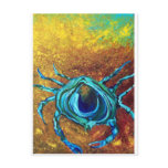 Indigo Crab Post Cards