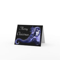 Indigo-Merry Christmas Greeting Card