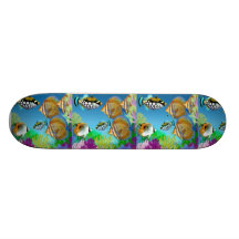 Indo Pacific Coral Reef Fish Skateboard