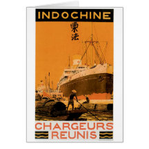 Indochine Chargeurs Reunis Card