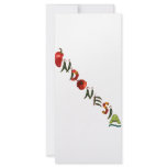 Indonesia Chilli Peppers rack cards