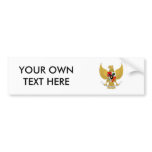 Indonesia Coat of Arms Bumper Stickers