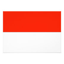 Indonesia Flag Personalized Invite