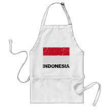Indonesia Vintage Flag Apron