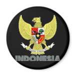 Indonesian Emblem magnets