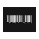 Industrial Engineer Bar Code postcards