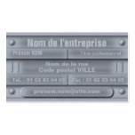 Industrial ID Plate Business Card Templates