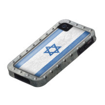 Industrial Israeli Flag iPhone 4 Covers