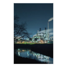 Industrial romance personalized stationery