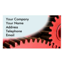Industrial Vintage Gears Business Cards