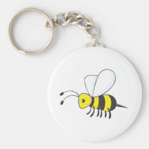 Industrious Bee Insect Key Chains