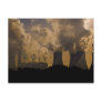 Industry polluting the atmosphere postcard