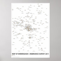 INEBRIANCE SURVEY Map Print
