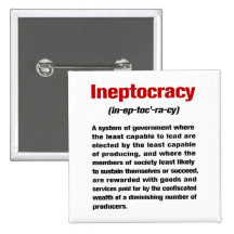 Ineptocracy Pinback Button