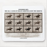 Infamous Bet 4 Legs Sallie Gardner Leave Ground mousepads