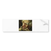 Infant Jesus and John the Baptist circa 1600's Bumper Sticker