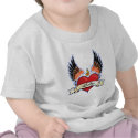 Infant Shirt Winged Heart